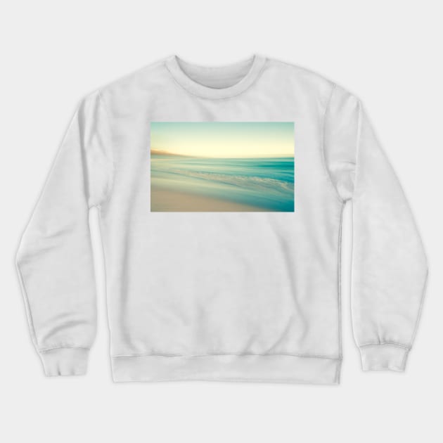 Beach in motion blur Crewneck Sweatshirt by brians101